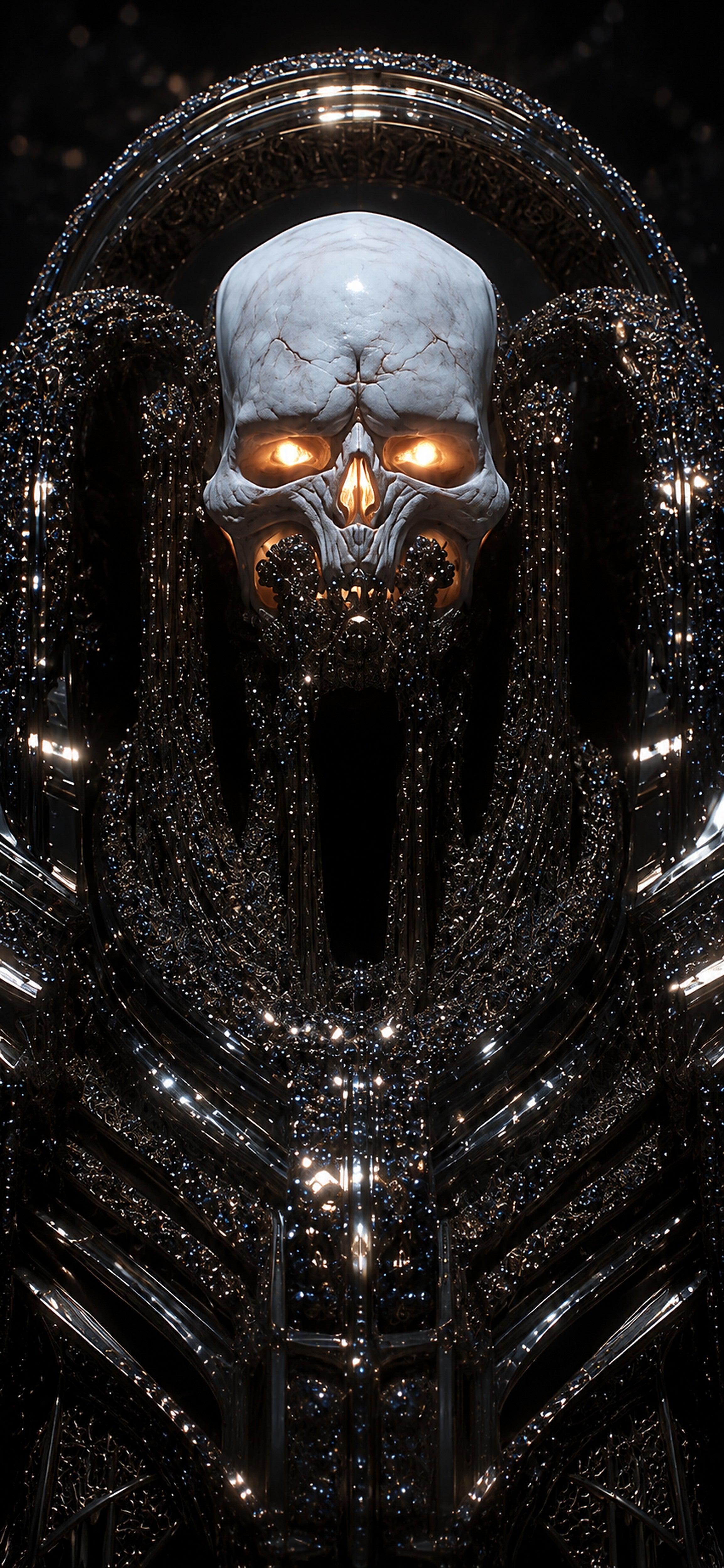 Der Totenfürst — Dark-Fantasy Wandbild