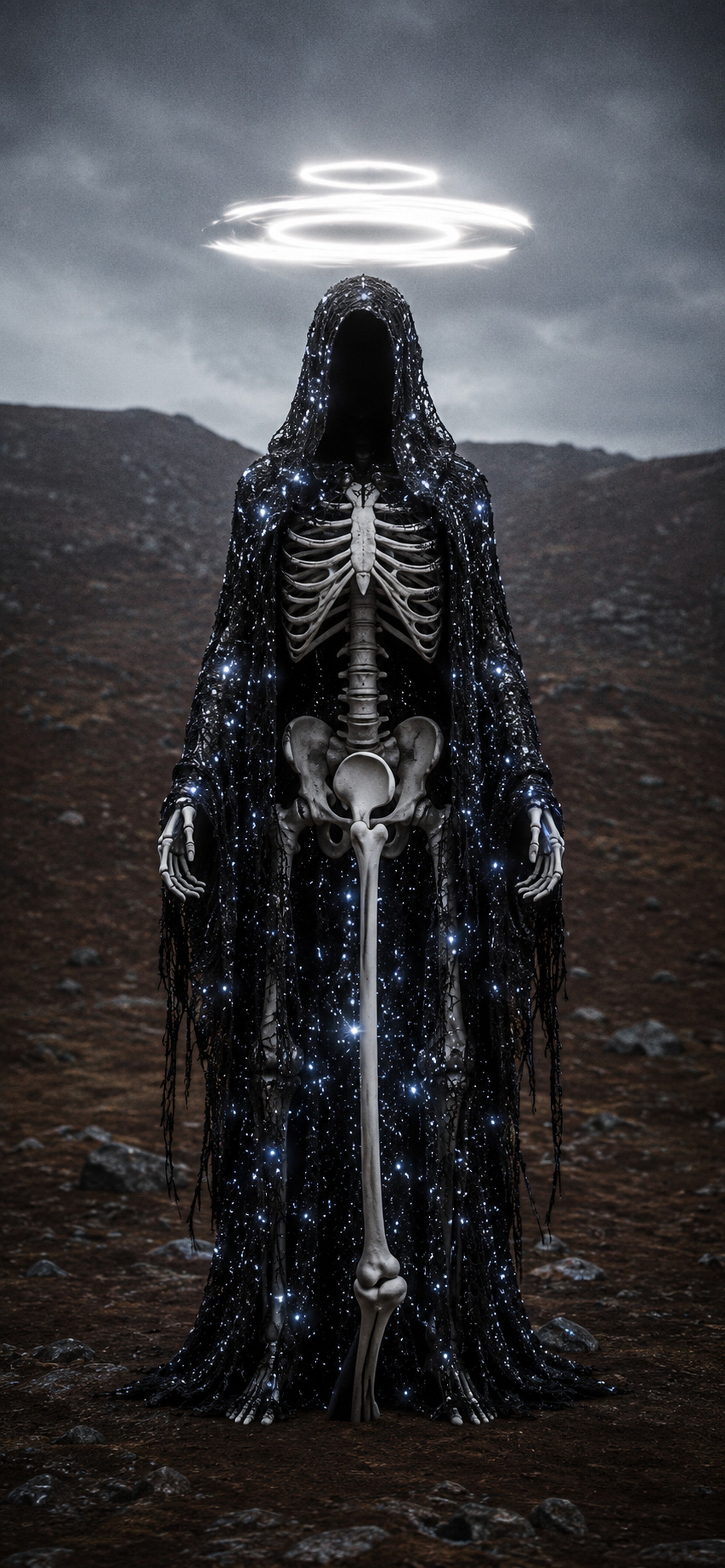 Der Ewige Pilger — Dark-Fantasy Wandbild