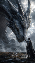Drache der Klippen — Gerahmtes Wandbild