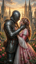 A Knight's Promise — Fantasy Wandkunst