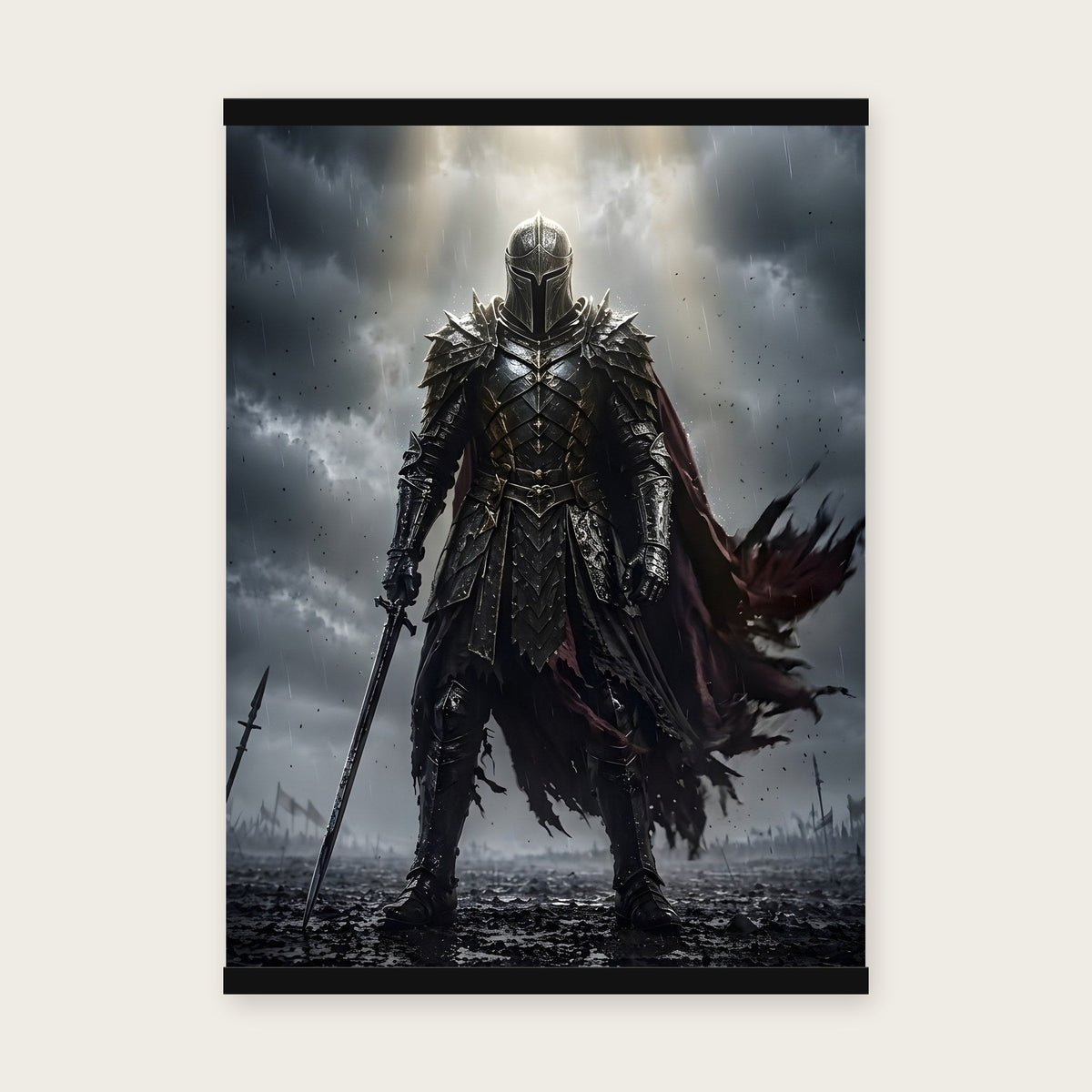 Der Auserwählte – Poster mit schwarzer Holzleiste, 50×70 cm