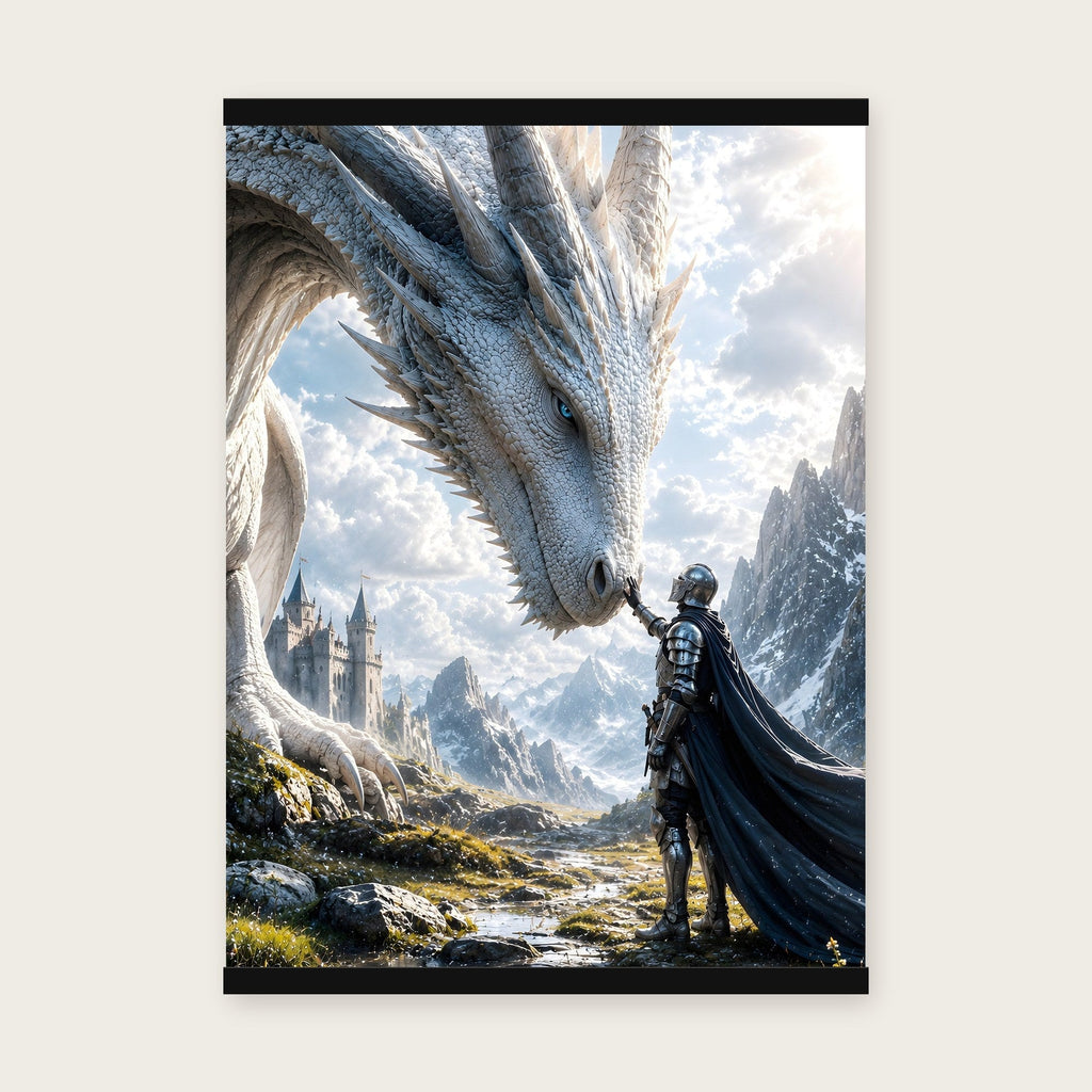 Das Vertrauen – Poster mit schwarzer Holzleiste, 50×70 cm