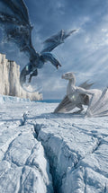 Die Eisdrachen — Gerahmtes Wandbild