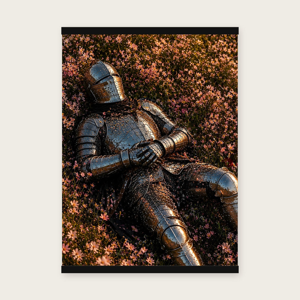 Ewige Ruhe – Poster mit schwarzer Holzleiste, 50×70 cm