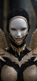 Der Maskenengel – Gerahmtes Wandbild | Fantasywand