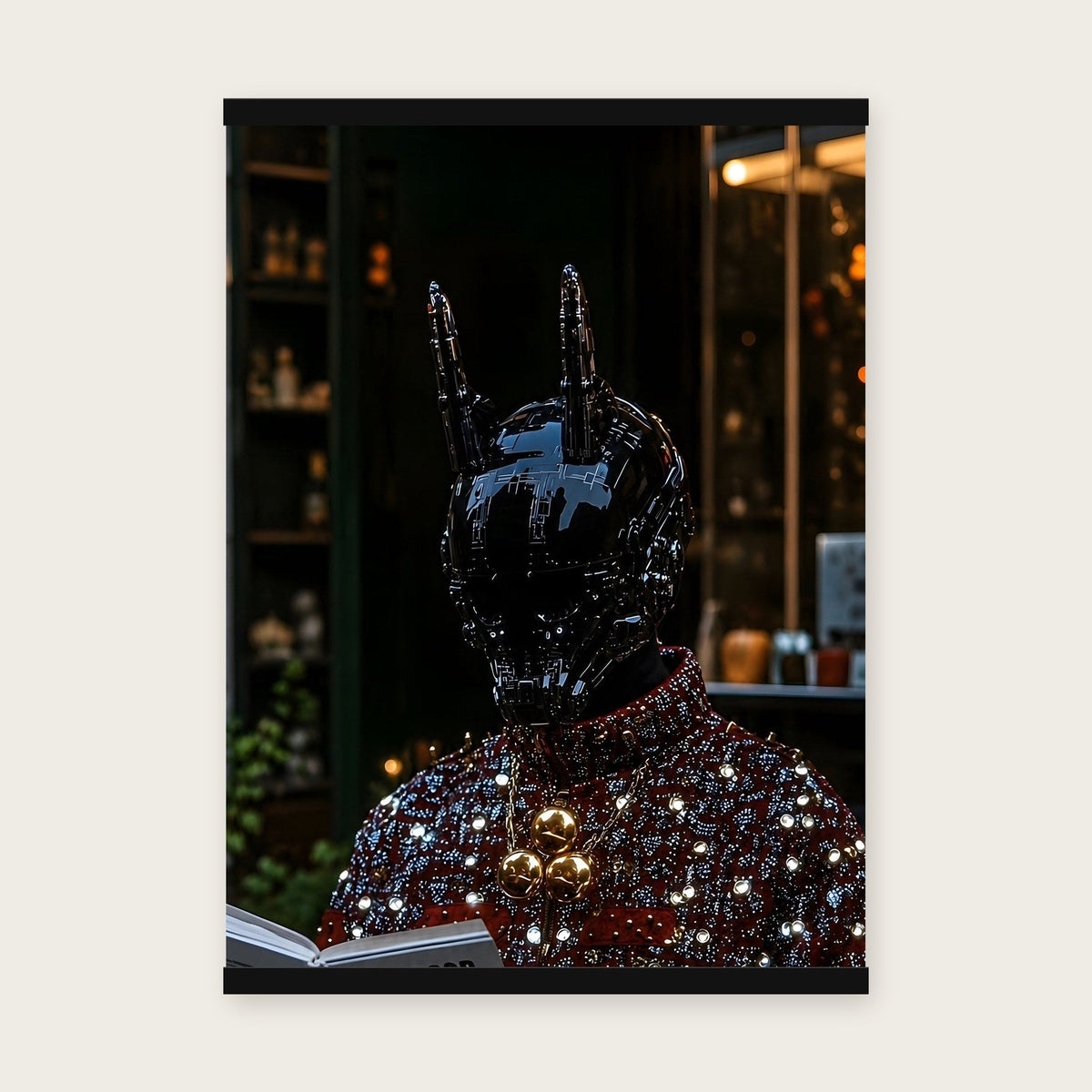 Der Alchemist – Poster mit schwarzer Holzleiste, 50×70 cm