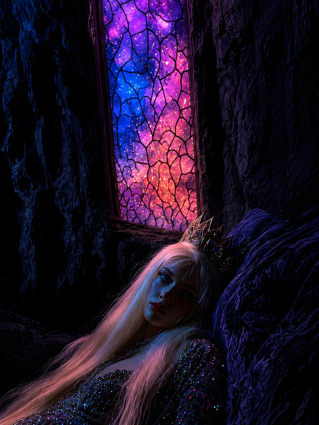 Die Kristallhöhle – Motiv