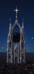 Die Sternenkathedrale – Gerahmtes Wandbild | Fantasywand