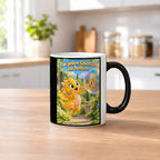 Seifenblasendrache – Drachen-Tasse. Spruch: Für jeden Quatsch zu haben. Black Edition mit Wärmeeffekt. 2 KUECHE HEISS.