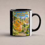 Seifenblasendrache – Drachen-Tasse. Spruch: Für jeden Quatsch zu haben. Innen schwarz. 1 STUDIO.