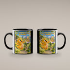 Seifenblasendrache – Drachen-Tasse. Spruch: Für jeden Quatsch zu haben. Innen schwarz. 4 BEIDE SEITEN.
