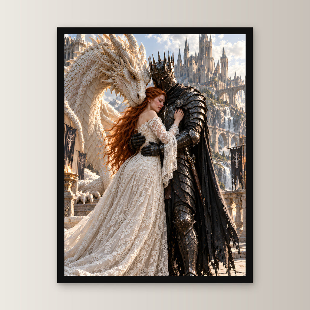 Wiedersehen – Fantasywand-Fantasymotiv. 1 FRONTAL.