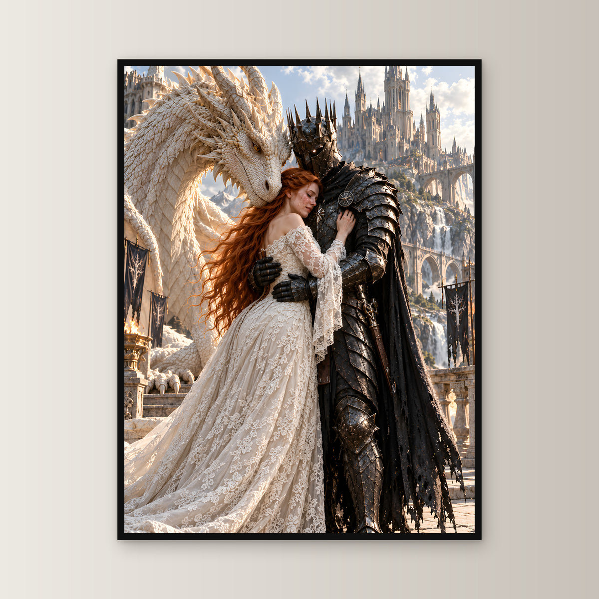 Wiedersehen – Fantasywand-Fantasymotiv. 1 FRONTAL.