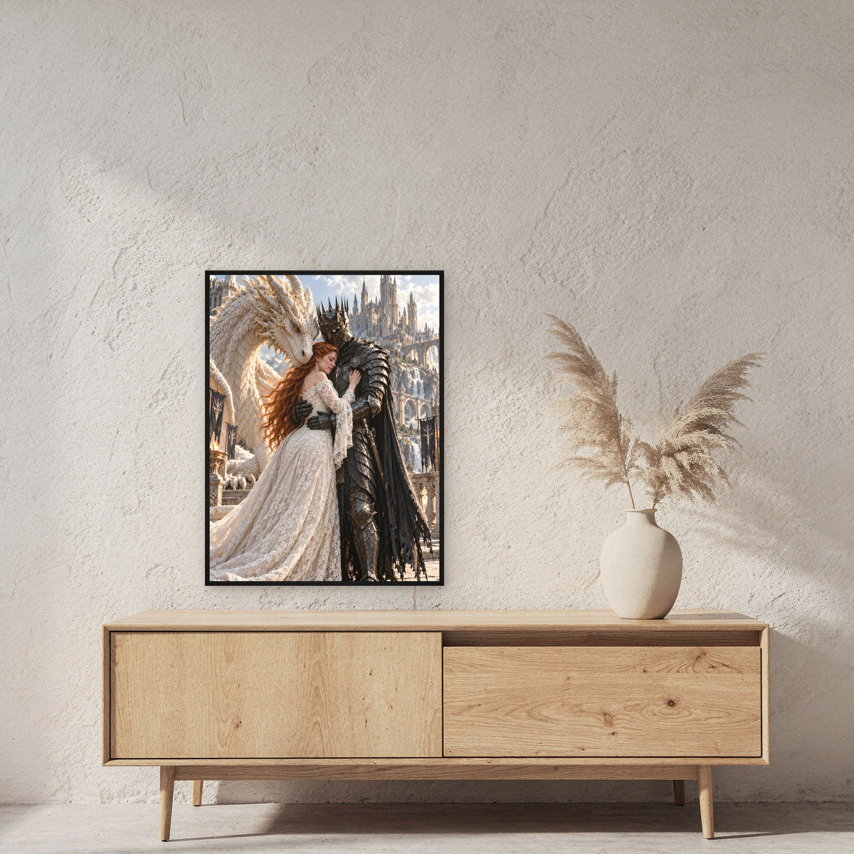Wiedersehen – Fantasywand-Fantasymotiv. 2 RAUM 60x80cm.
