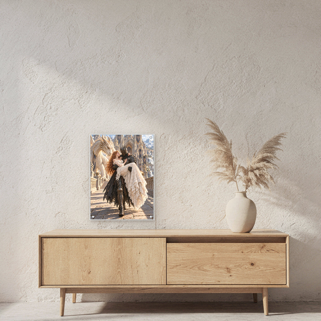 Schlossbruecke – Fantasywand-Fantasymotiv. 2 RAUM 45x60cm.