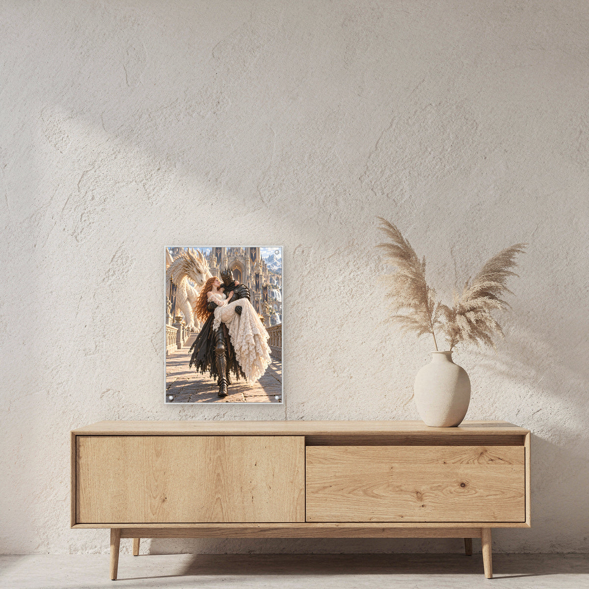 Schlossbruecke – Fantasywand-Fantasymotiv. 2 RAUM 45x60cm.