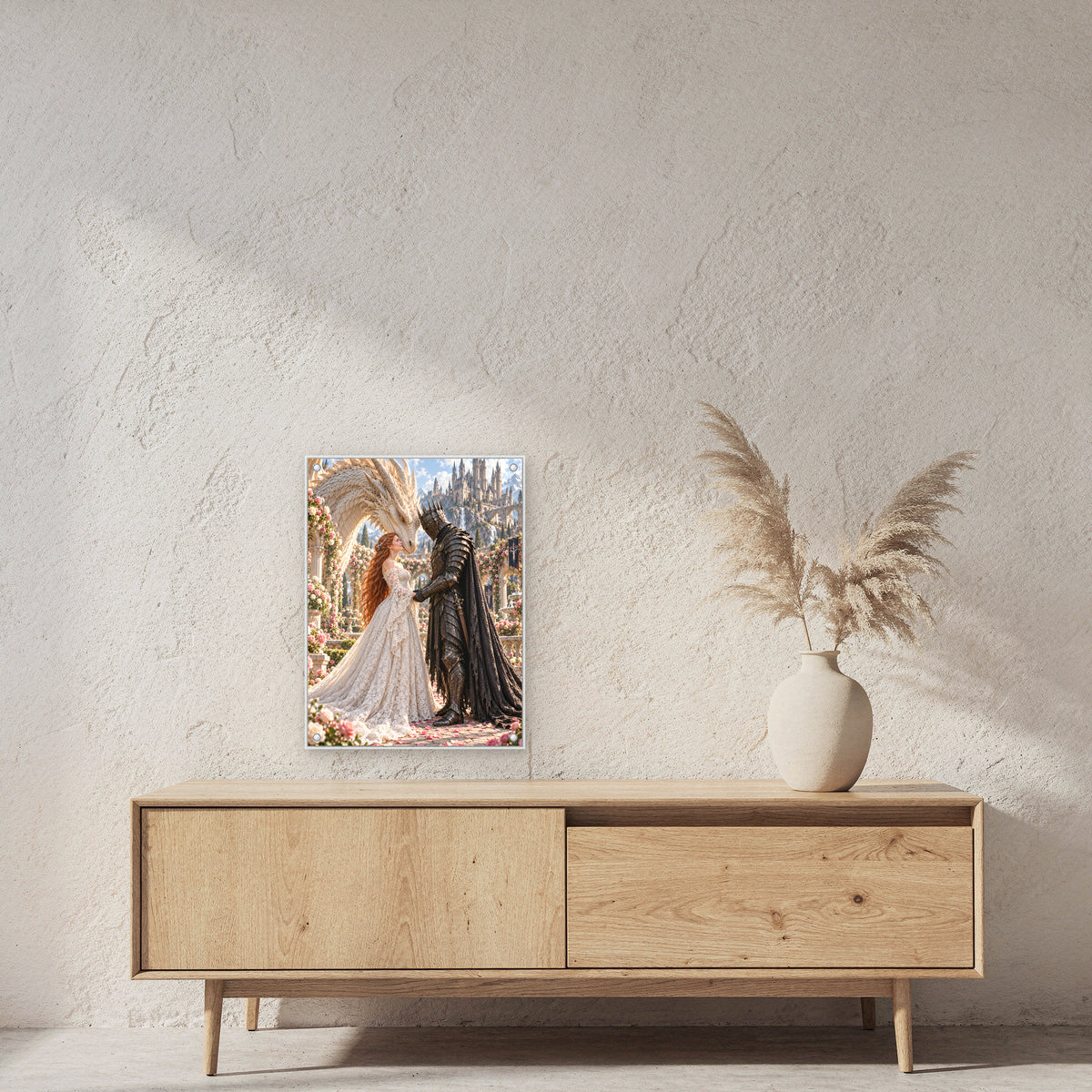 Rosengarten – Fantasywand-Fantasymotiv. 2 RAUM 45x60cm.