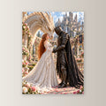 Rosengarten – Fantasywand-Fantasymotiv. 1 FRONTAL.