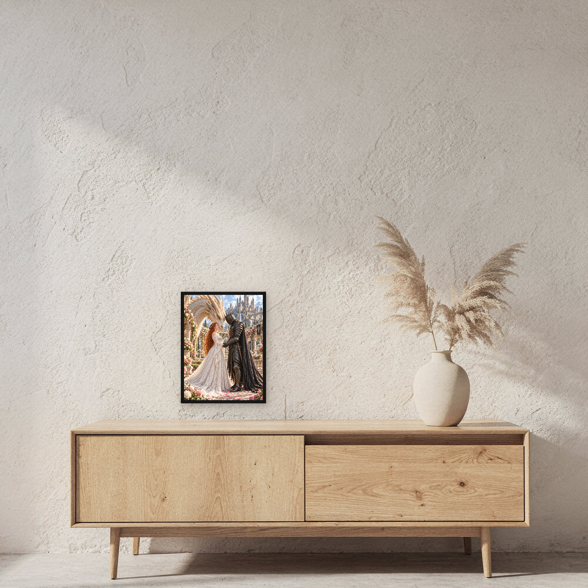 Rosengarten – Fantasywand-Fantasymotiv. 2 RAUM 30x40cm.