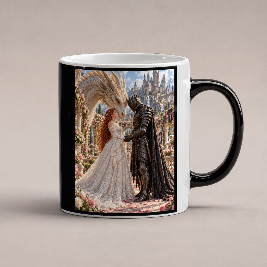Rosengarten – Fantasywand-Fantasymotiv. 1 STUDIO HEISS. Zaubertasse: Wärmeeffekt.