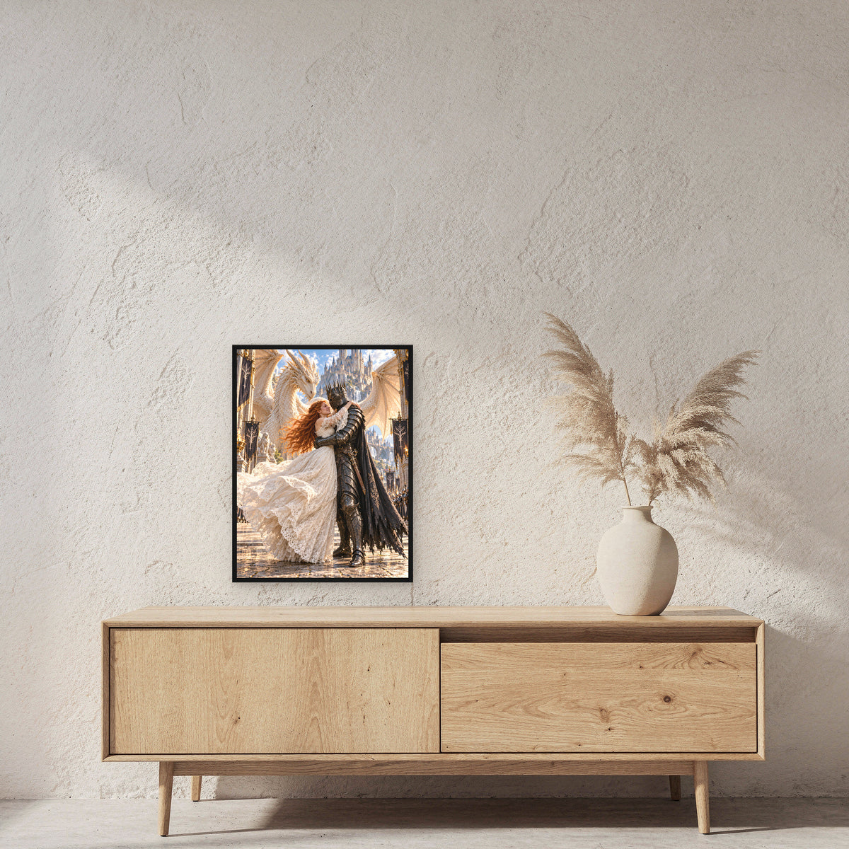 Schlosstor – Fantasywand-Fantasymotiv. 2 RAUM 45x60cm.