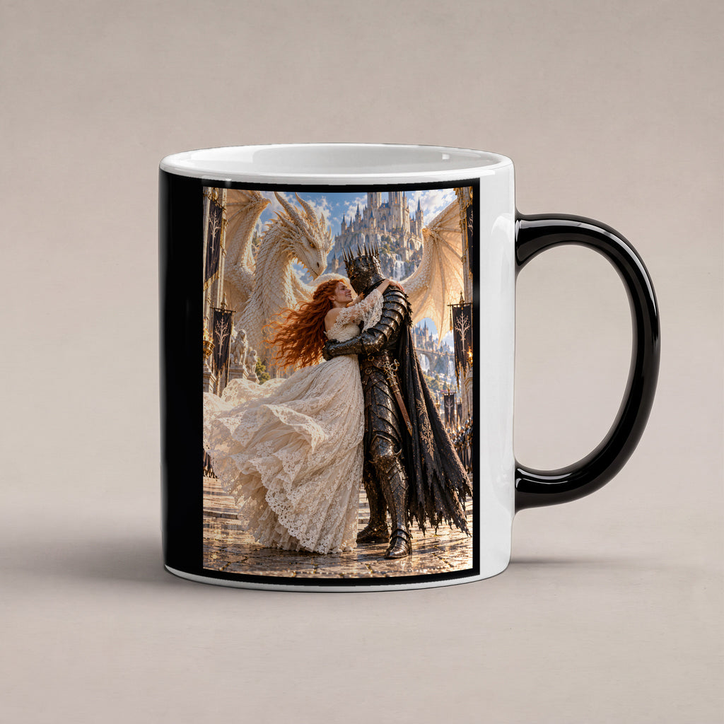 Schlosstor – Fantasywand-Fantasymotiv. 1 STUDIO HEISS. Zaubertasse: Wärmeeffekt.