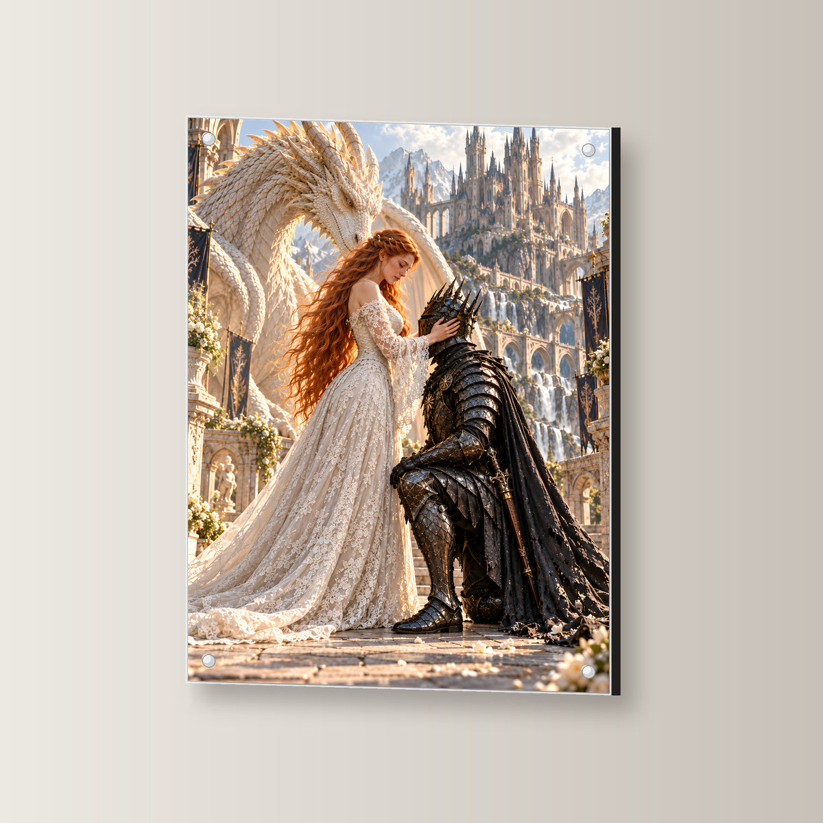Hingabe – Fantasywand-Fantasymotiv. 3 WINKEL.