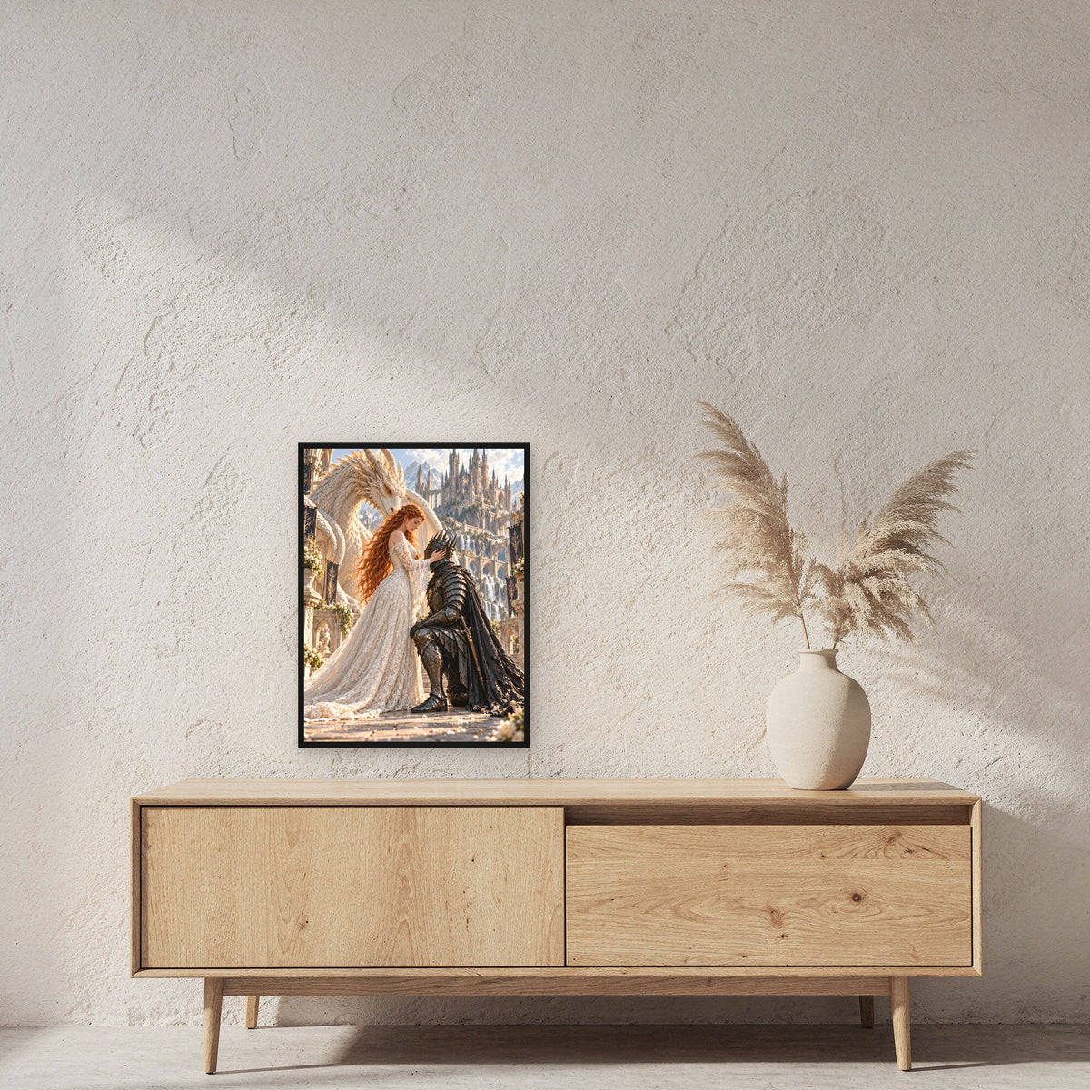 Hingabe – Fantasywand-Fantasymotiv. 2 RAUM 45x60cm.