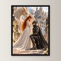 Hingabe – Fantasywand-Fantasymotiv. 1 FRONTAL.