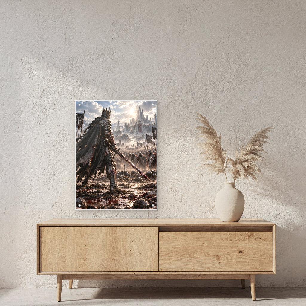 Einer gegen alle – Fantasywand-Fantasymotiv. 2 RAUM 60x80cm.