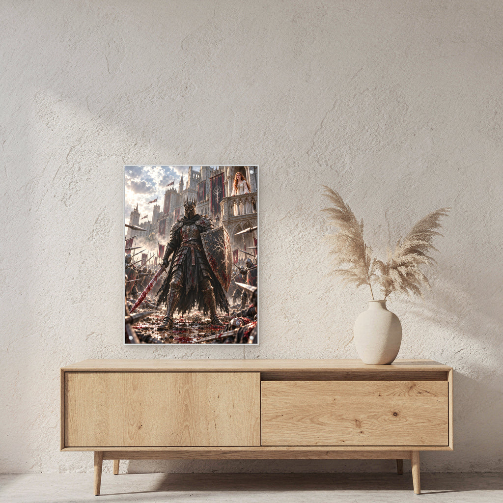 Vor ihren Augen – Fantasywand-Fantasymotiv. 2 RAUM 60x80cm.