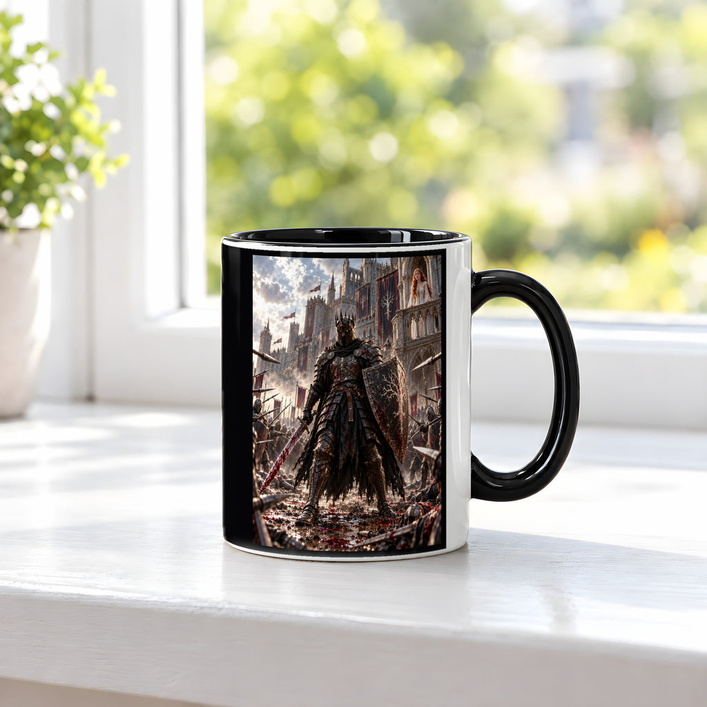Vor ihren Augen – Fantasywand-Fantasymotiv. 3 FENSTER. Innen schwarz.