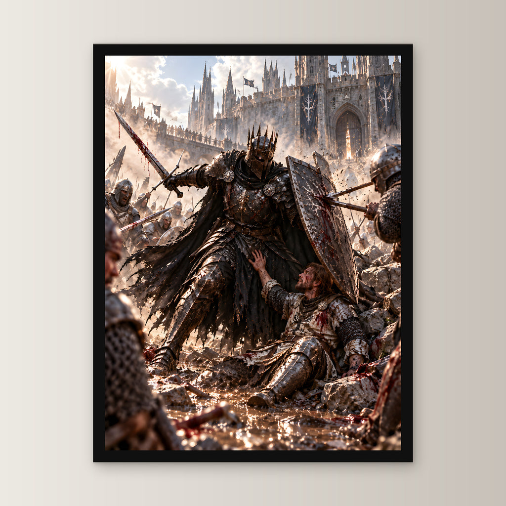 Beschuetzer – Fantasywand-Fantasymotiv. 1 FRONTAL.