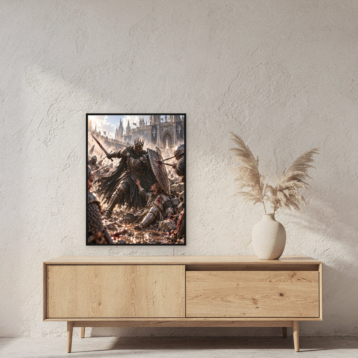 Beschuetzer – Fantasywand-Fantasymotiv. 2 RAUM 60x80cm.