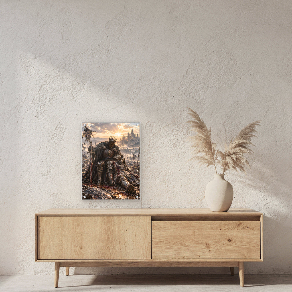 Trauer im Morgenlicht – Fantasywand-Fantasymotiv. 2 RAUM 45x60cm.