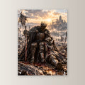 Trauer im Morgenlicht – Fantasywand-Fantasymotiv. 1 FRONTAL.