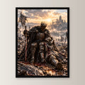 Trauer im Morgenlicht – Fantasywand-Fantasymotiv. 1 FRONTAL.