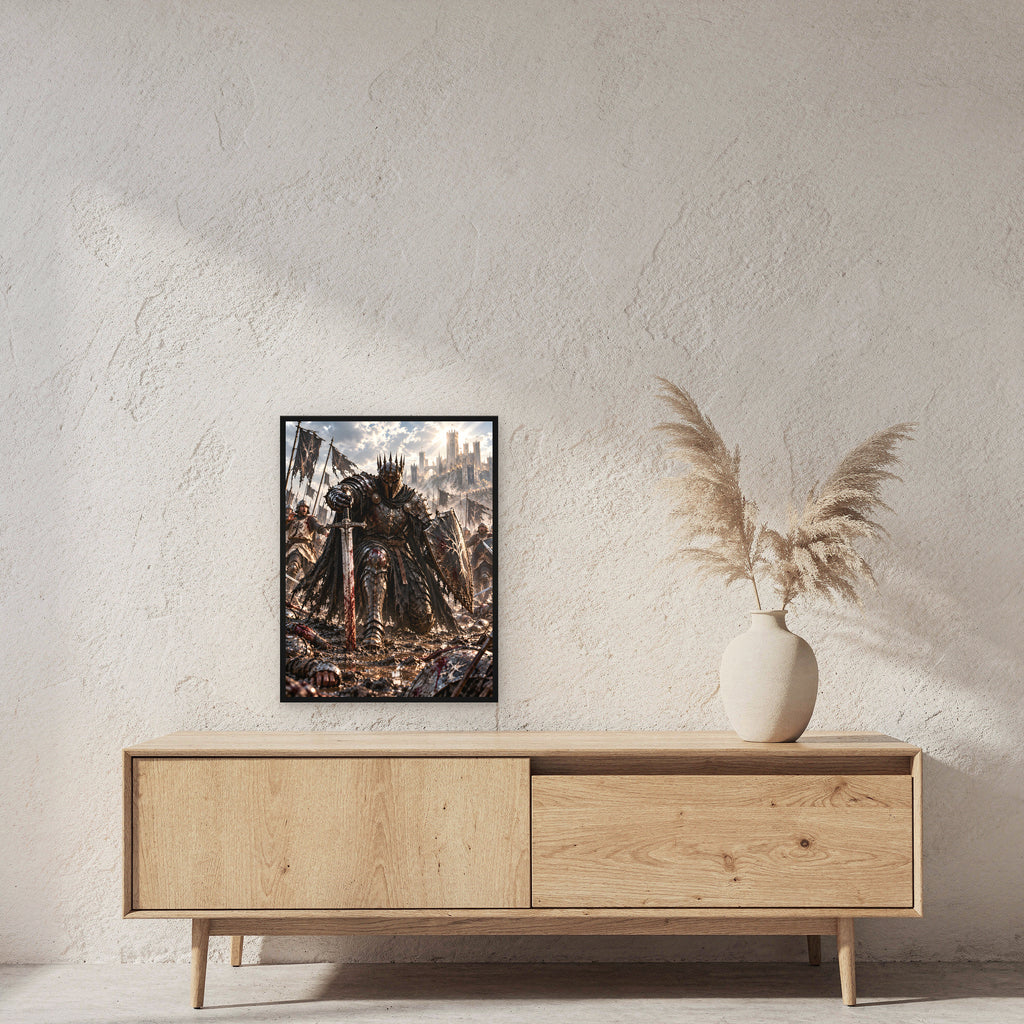 Wieder aufstehen – Fantasywand-Fantasymotiv. 2 RAUM 45x60cm.