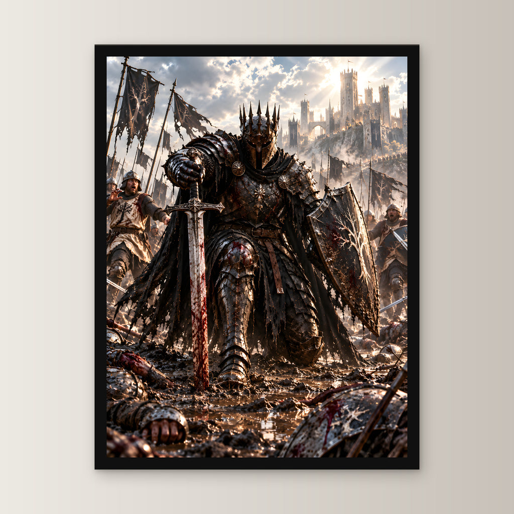 Wieder aufstehen – Fantasywand-Fantasymotiv. 1 FRONTAL.