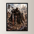 Wieder aufstehen – Fantasywand-Fantasymotiv. 1 FRONTAL.