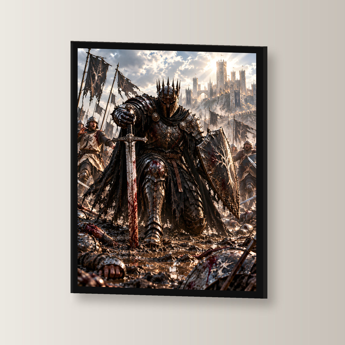 Wieder aufstehen – Fantasywand-Fantasymotiv. 3 WINKEL.