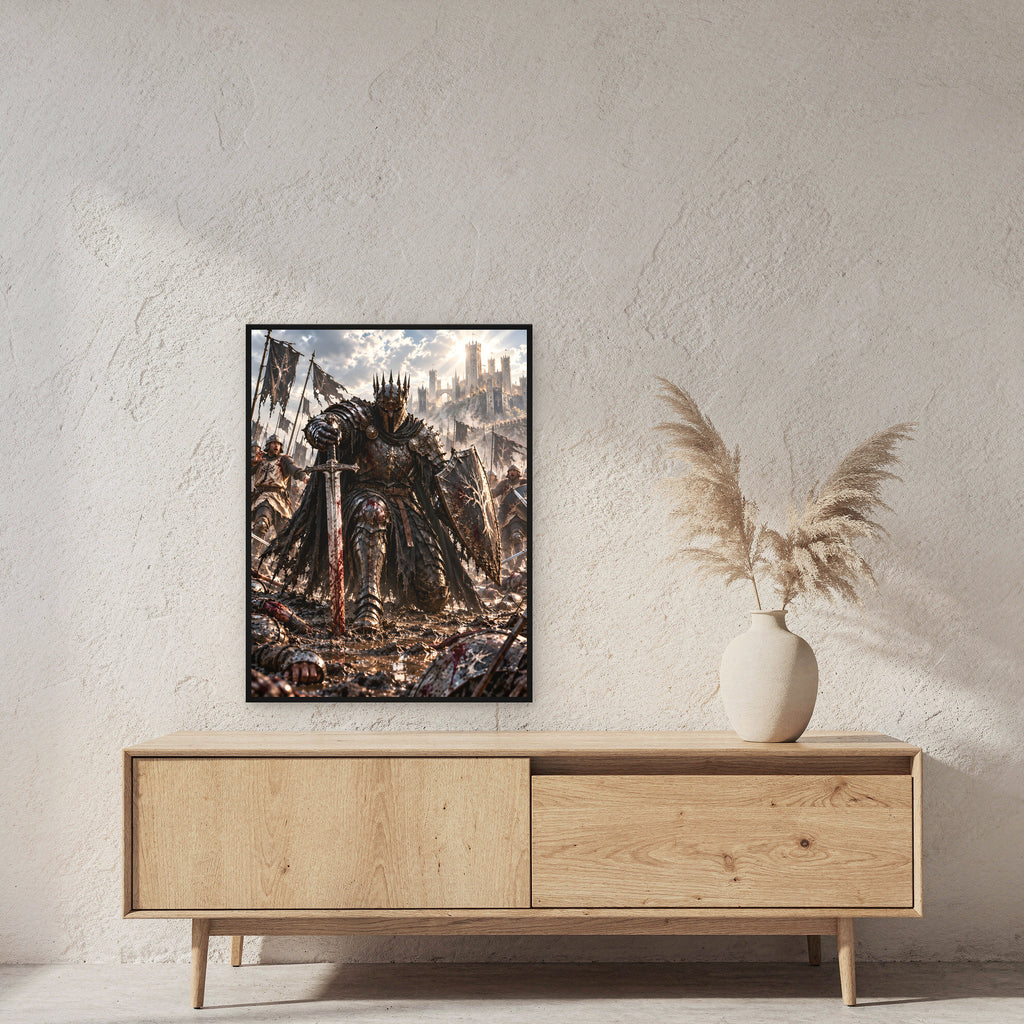 Wieder aufstehen – Fantasywand-Fantasymotiv. 2 RAUM 60x80cm.