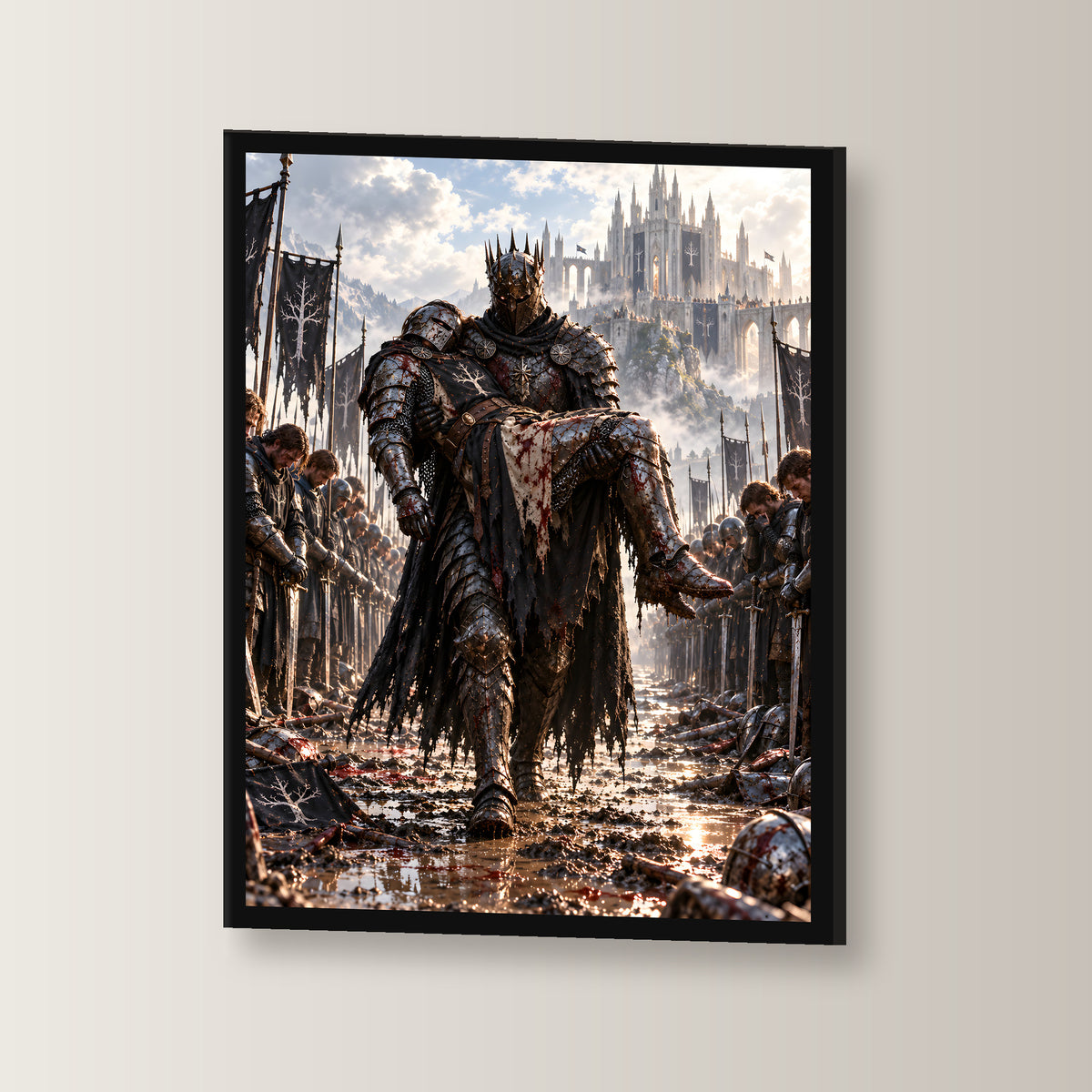 Abschied – Fantasywand-Fantasymotiv. 3 WINKEL.