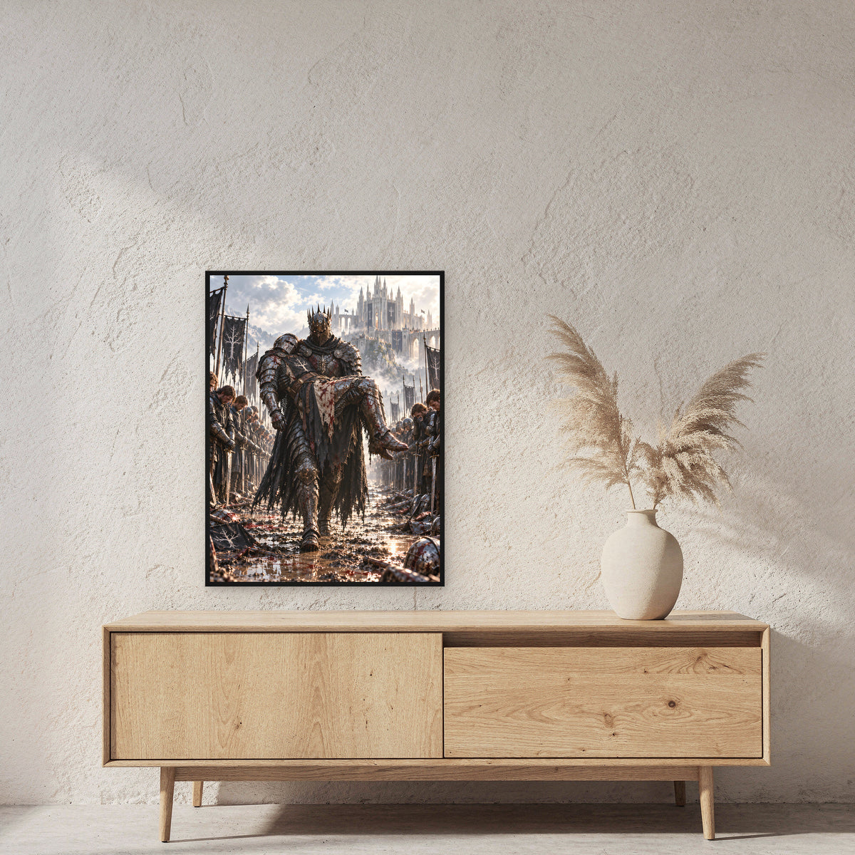 Abschied – Fantasywand-Fantasymotiv. 2 RAUM 60x80cm.