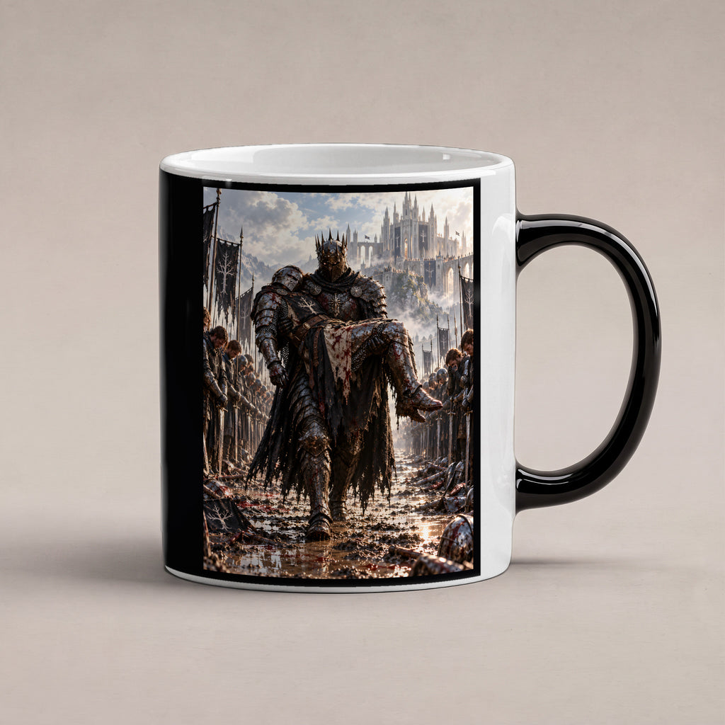 Abschied – Fantasywand-Fantasymotiv. 1 STUDIO HEISS. Zaubertasse: Wärmeeffekt.