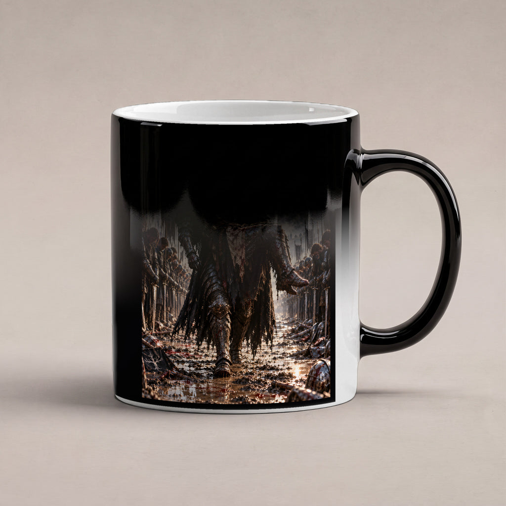 Abschied – Fantasywand-Fantasymotiv. 6 WAERMEEFFEKT. Zaubertasse: Wärmeeffekt.