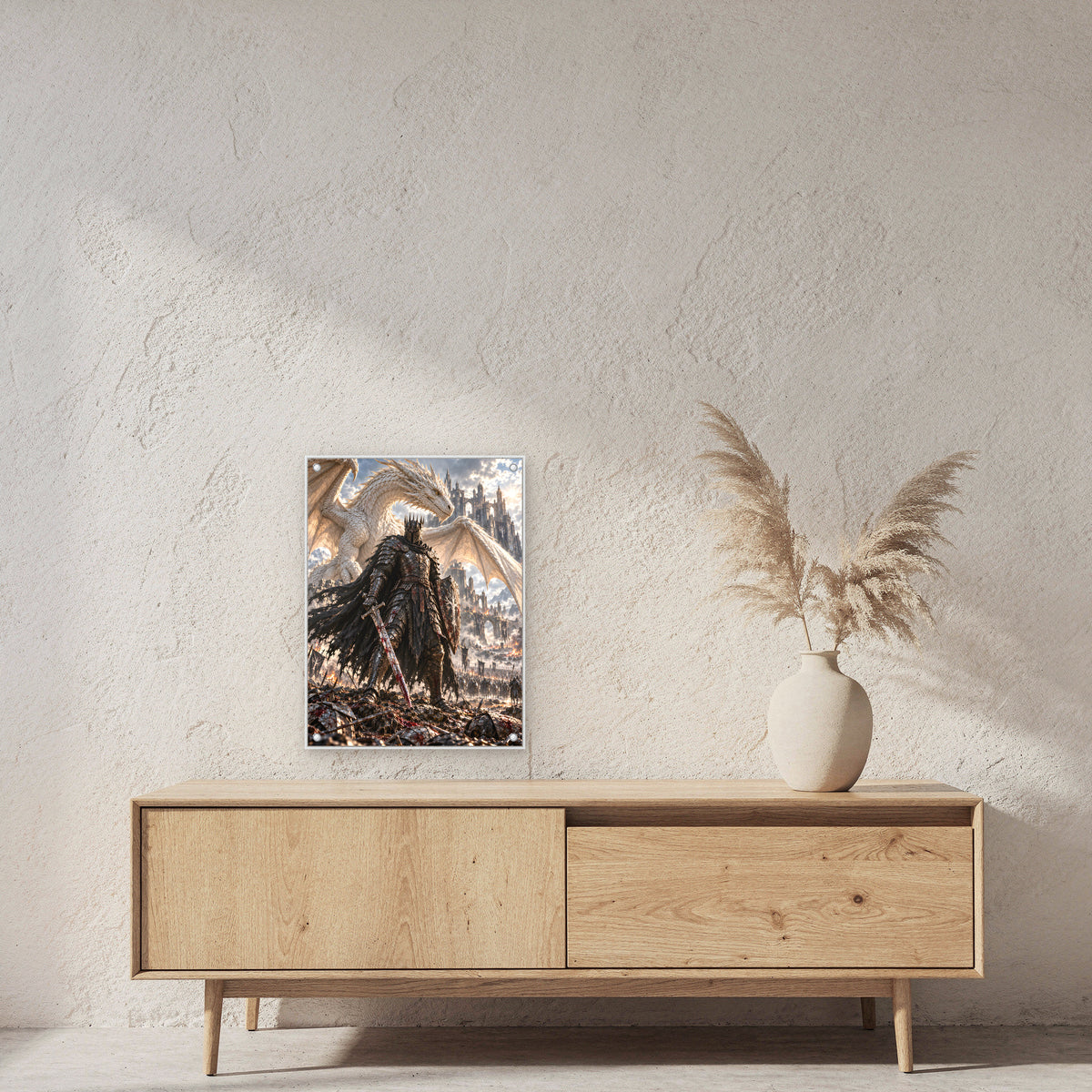 Letzter Widerstand – Fantasywand-Fantasymotiv. 2 RAUM 45x60cm.