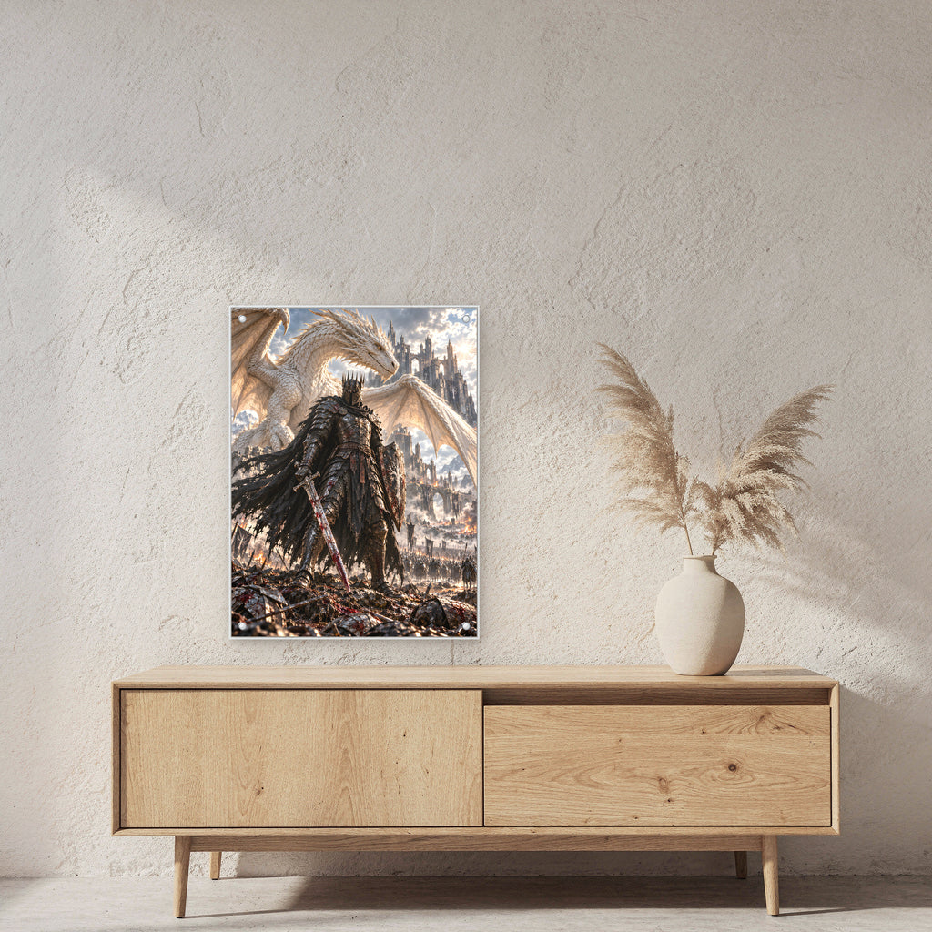Letzter Widerstand – Fantasywand-Fantasymotiv. 2 RAUM 60x80cm.