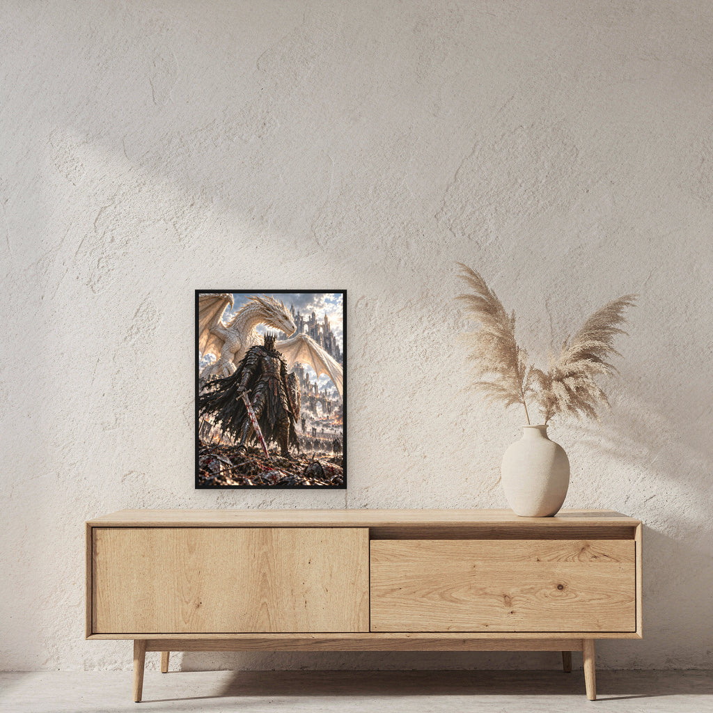 Letzter Widerstand – Fantasywand-Fantasymotiv. 2 RAUM 45x60cm.
