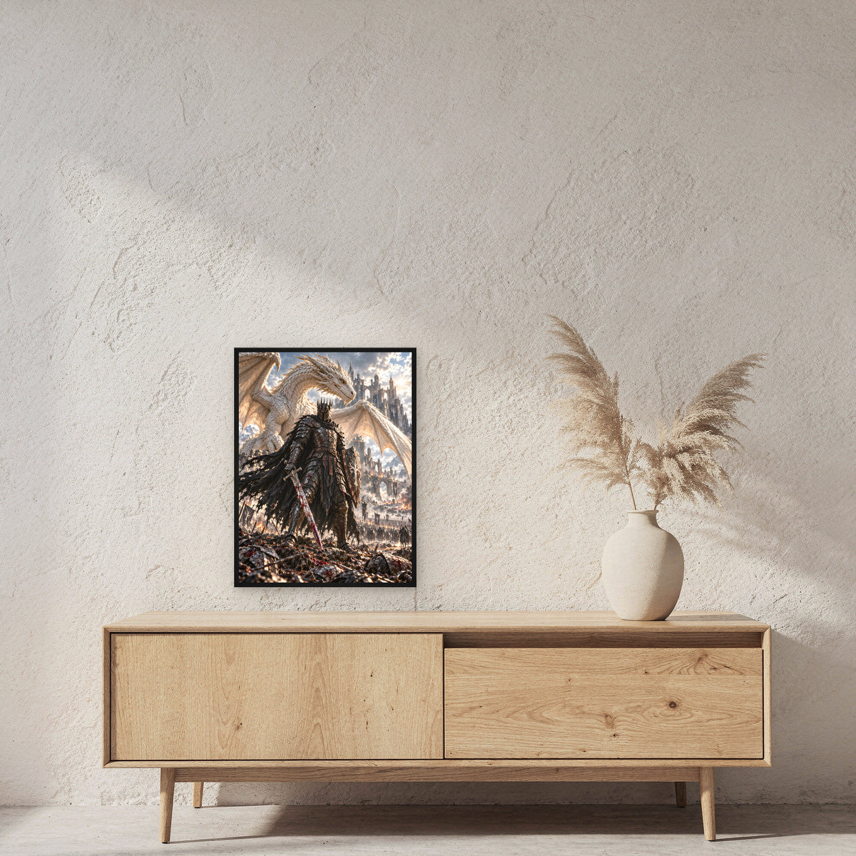 Letzter Widerstand – Fantasywand-Fantasymotiv. 2 RAUM 45x60cm.